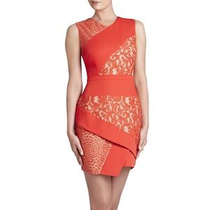 BCBGmaxazria Dalia Sleeveless Asymmetrical dress